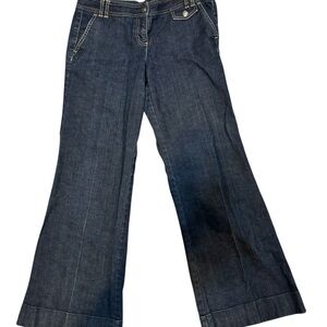 LOFT Dark Blue Flare Jeans